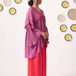 Berry Bloom Flared Kaftan - Western Era Tops for women
