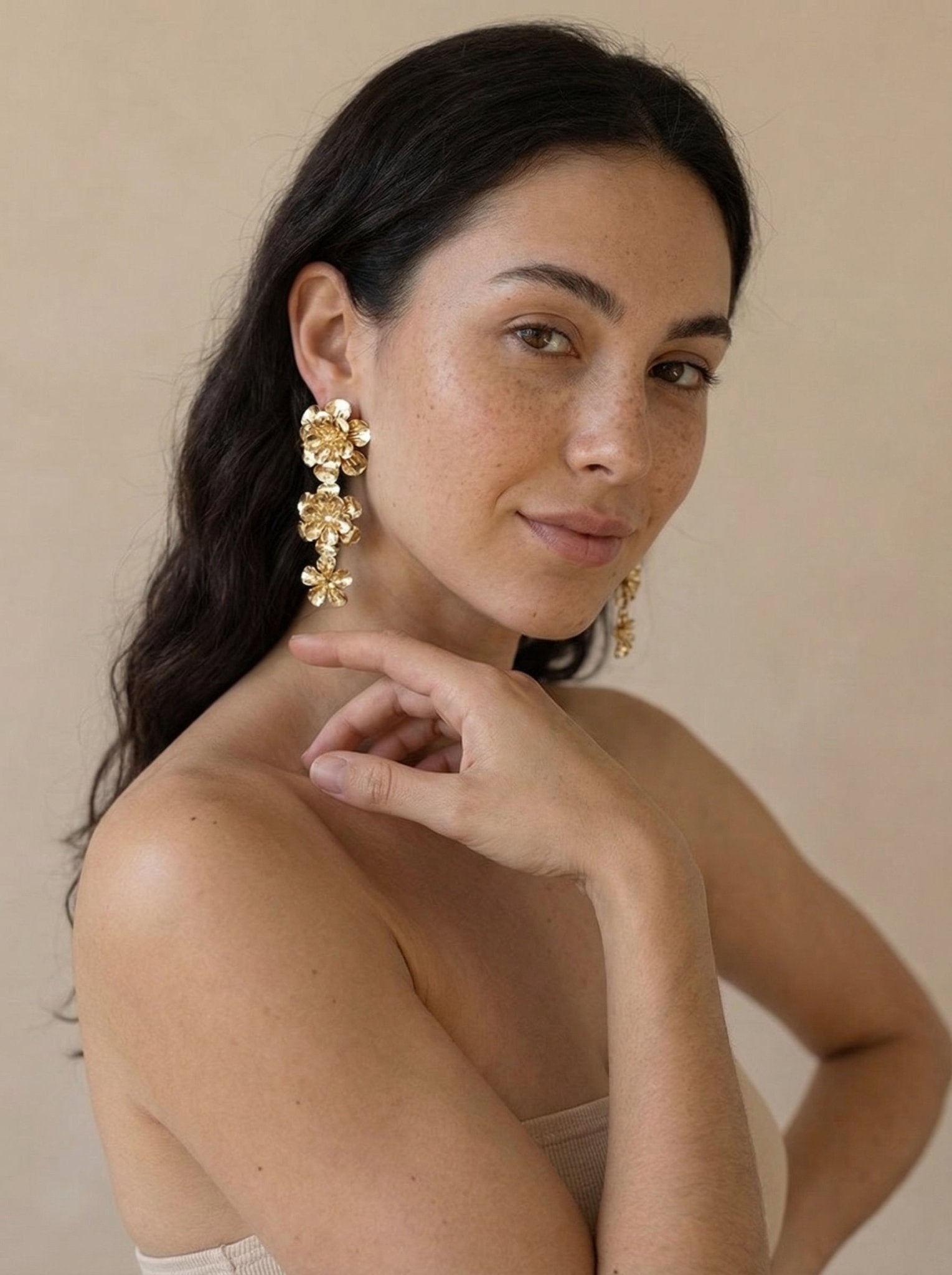 Bloom Florish Cascade Anti Tarnish Earrings - Western Era for women