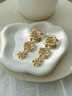 Bloom Florish Cascade Anti Tarnish Earrings - Western Era for women