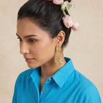 Blush Tulip Satin Silk Scrunchie - Western Era Accessories for women