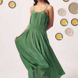 Box Pleat Strappy Dress - Western Era Dresses for women