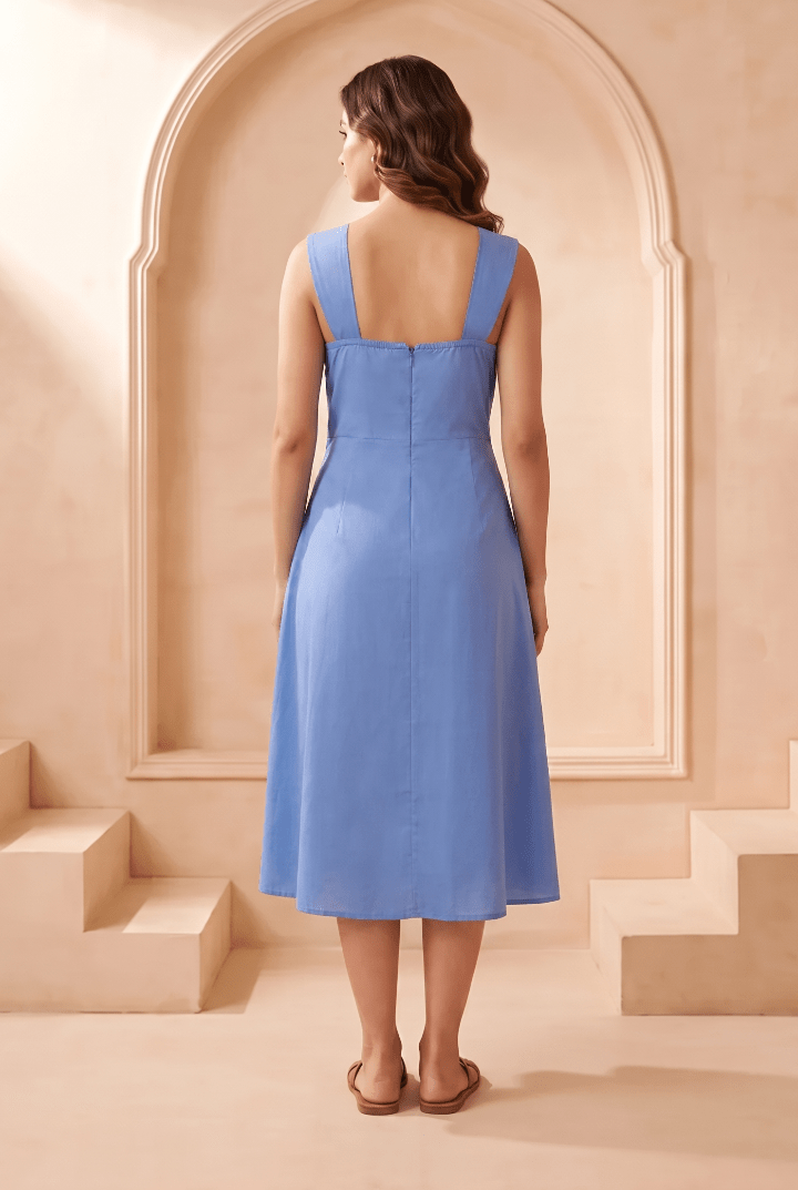 Celeste Embellished Wrap Bodic Dress - Western Era Dresses for women