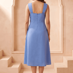 Celeste Embellished Wrap Bodic Dress - Western Era Dresses for women