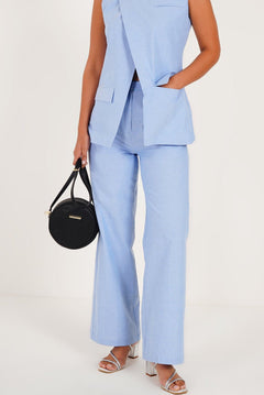 Chambray Skylar Trouser - Western Era trousers for women