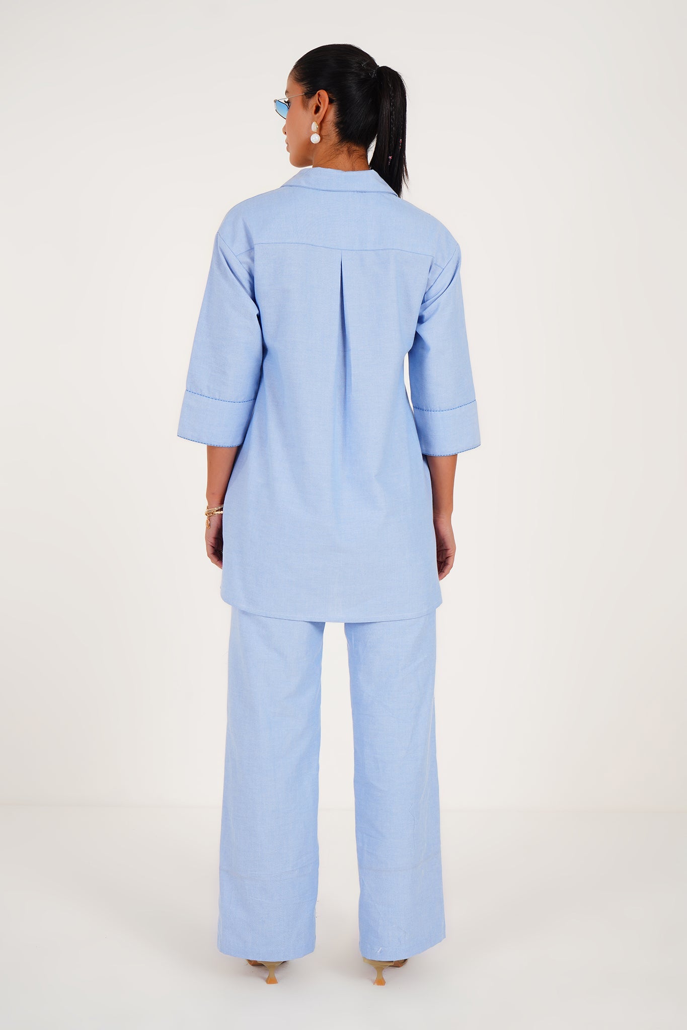 Chambray Skylar Trouser - Western Era trousers for women