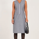 Chic Zip - Front Shift Dress - Western Era Dresses for women