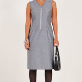Chic Zip - Front Shift Dress - Western Era Dresses for women
