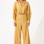 Cotton Co - ord Set With Embellished Back and Side Cutout - Western Era Cordset for women