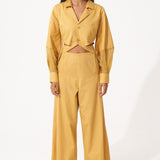 Cotton Co - ord Set With Embellished Back and Side Cutout - Western Era Cordset for women