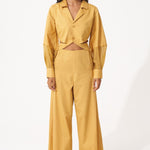 Cotton Co - ord Set With Embellished Back and Side Cutout - Western Era Cordset for women