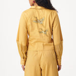 Cotton Co - ord Set With Embellished Back and Side Cutout - Western Era Cordset for women