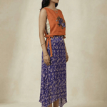 Crossloom Tie - Up with Adjustable Knot Embroidered Overtop - Western Era Tops for women