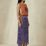 Crossloom Tie - Up with Adjustable Knot Embroidered Overtop - Western Era Tops for women