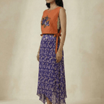 Crossloom Tie - Up with Adjustable Knot Embroidered Overtop - Western Era Tops for women
