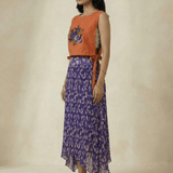 Crossloom Tie - Up with Adjustable Knot Embroidered Overtop - Western Era Tops for women
