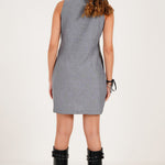 Cutwork yoke tie dress - Western Era Dresses for women