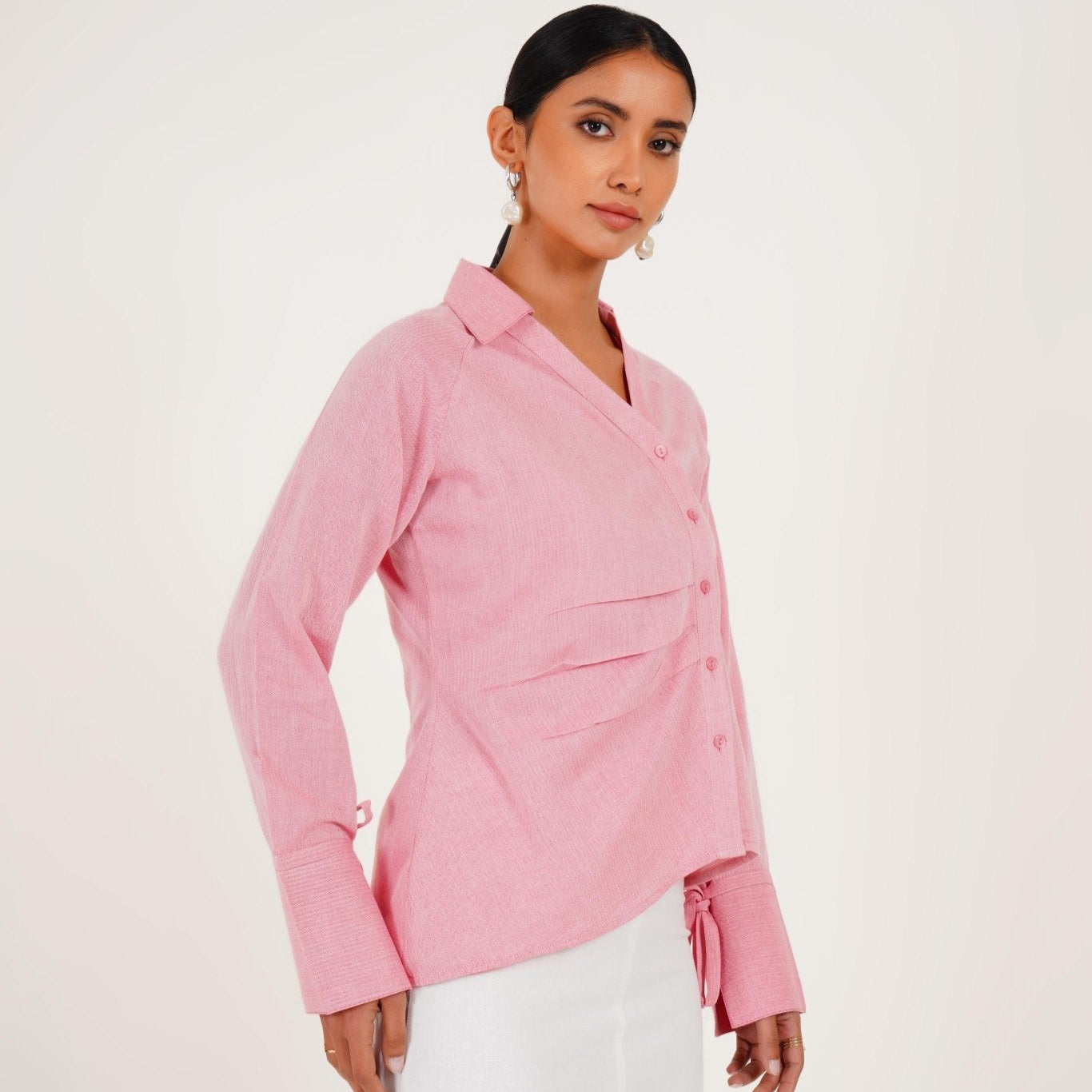 Deconstructed Pleated Top - Western Era Tops for women