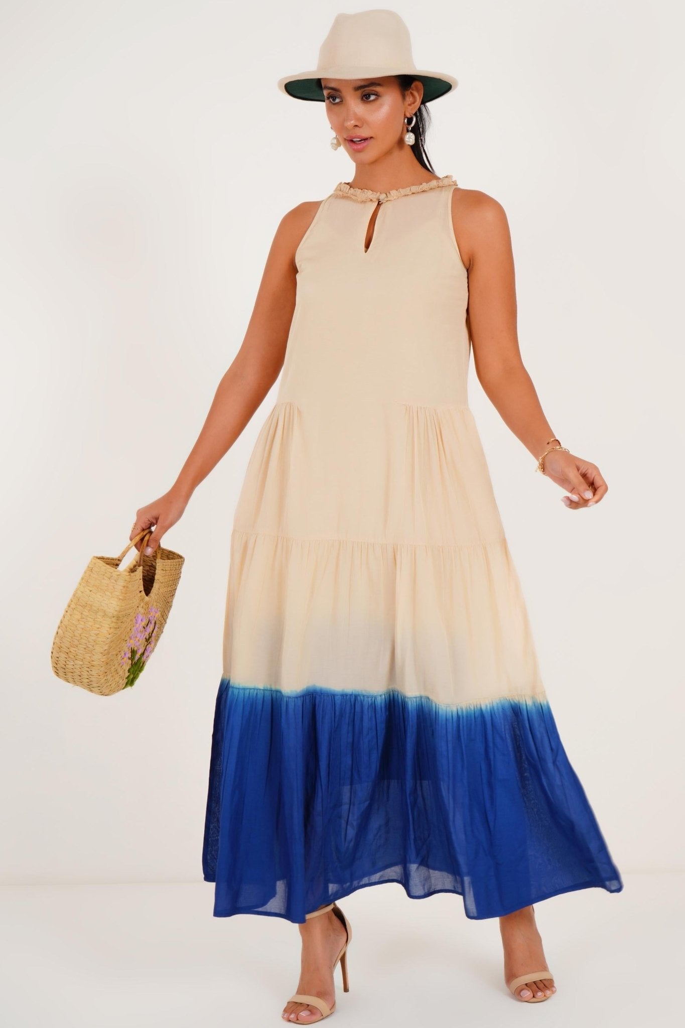 Dip - Dye Tiered Maxi - Western Era for women