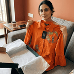Drift Shirt Front Gathered Panel With Embroidery - Western Era Tops for women