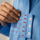Embroidered Panel Shirt In Front And Back Design - Western Era Tops for women