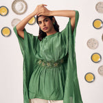 Emerald Floral Waist Kaftan Set - Western Era Co - ord set for women