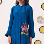 Floral Chintz Embroidery Teal Set - Western Era Co - ord set for women