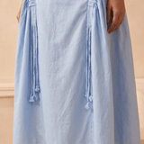 Fluid Drape with Subtle Gathered Horizon Skirt - Western Era Bottoms for women
