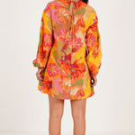 Foliage flared dress - Western Era Dresses for women