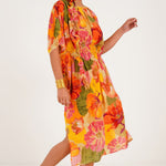 Foliage Kaftan dress - Western Era Dresses for women