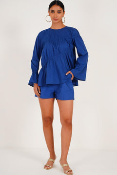 Gathered Vacation Top - Western Era Tops for women