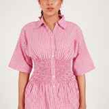 Gingham Shirt - Western Era Tops for women