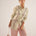 Green Line Embroidered Oversized Shirt - Western Era Tops for women
