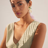 Green Multi Lace Cord - Western Era Cordset for women