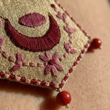 Harvest Moon Handmade Beads Necklace In Embroidery Design - Western Era for women