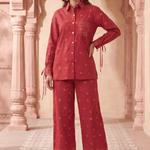 High & Low Hem Bandana Print Inspired Shirt with front pocket - Western Era Tops for women