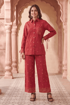 High & Low Hem Bandana Print Inspired Shirt with front pocket - Western Era Tops for women