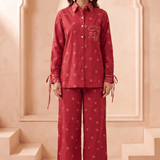 High & Low Hem Bandana Print Inspired Shirt with front pocket - Western Era Tops for women