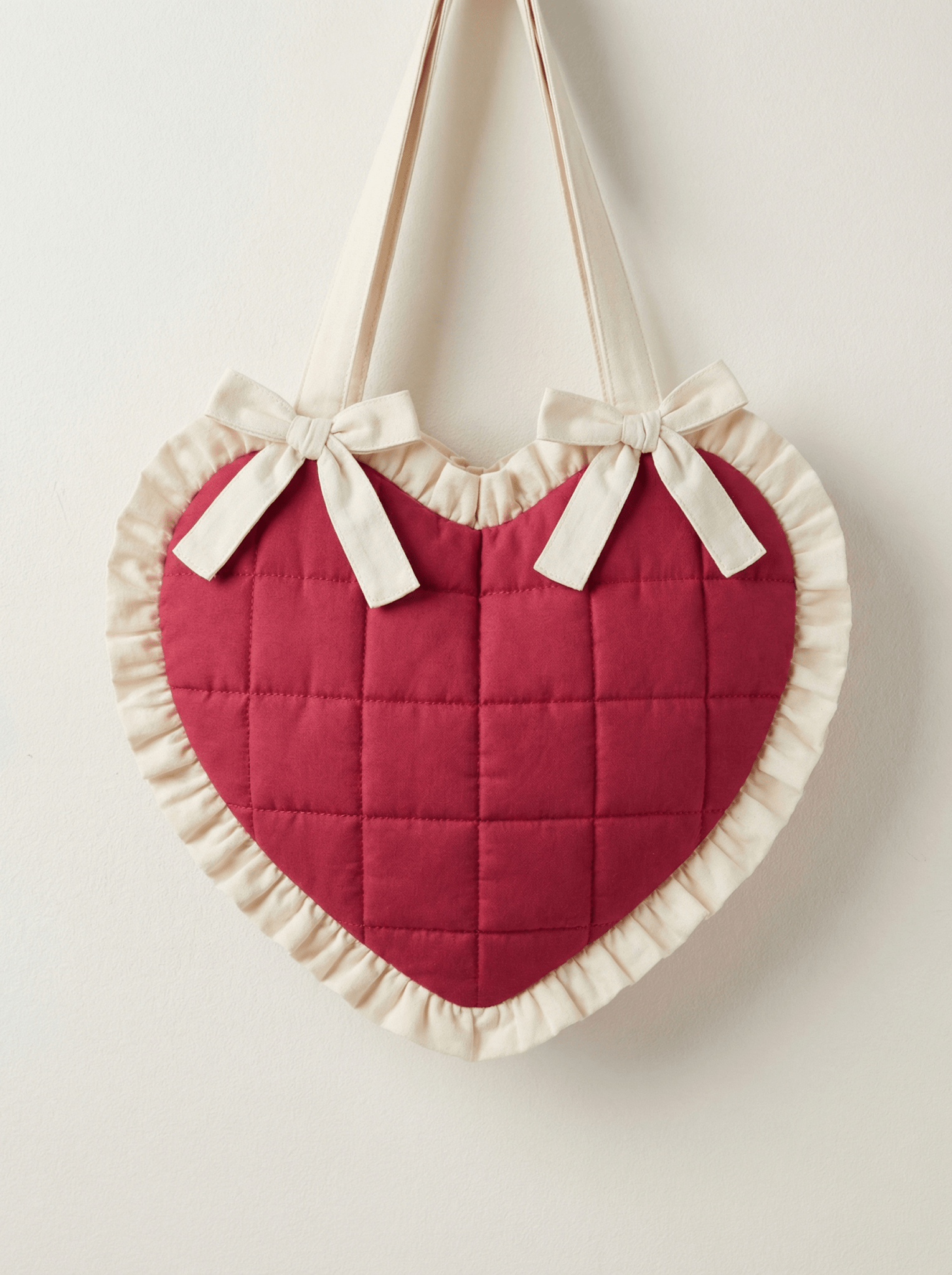 Hot Pink Love Quilted Heart Bag - Western Era Bags for women