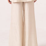 Ivory Tusk Wide - Leg Trousers - Western Era trousers for women