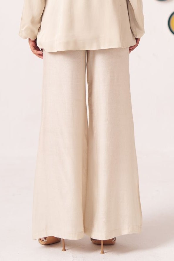 Ivory Tusk Wide - Leg Trousers - Western Era trousers for women