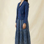 Kasuti Embroidery Stitch Jacket And polka Dot Dress - Western Era Co - ord set for women