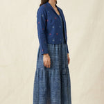 Kasuti Embroidery Stitch Jacket And polka Dot Dress - Western Era Co - ord set for women