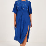 Knot detail midi dress - Western Era Dresses for women