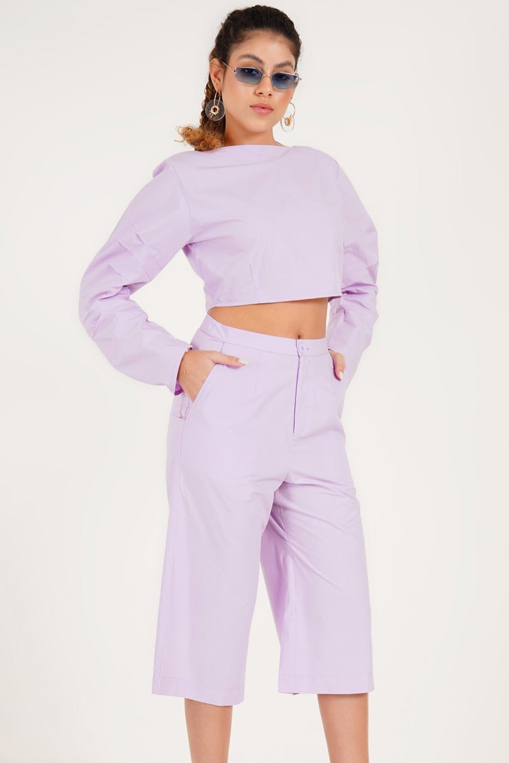Lilac Breeze Co - ord Set - Western Era Co - ord set for women