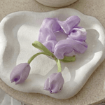 Lilac Tulip Satin Silk Scrunchie - Western Era Accessories for women