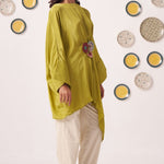 Lime Bloom Draped Kaftan Set - Western Era Co - ord set for women