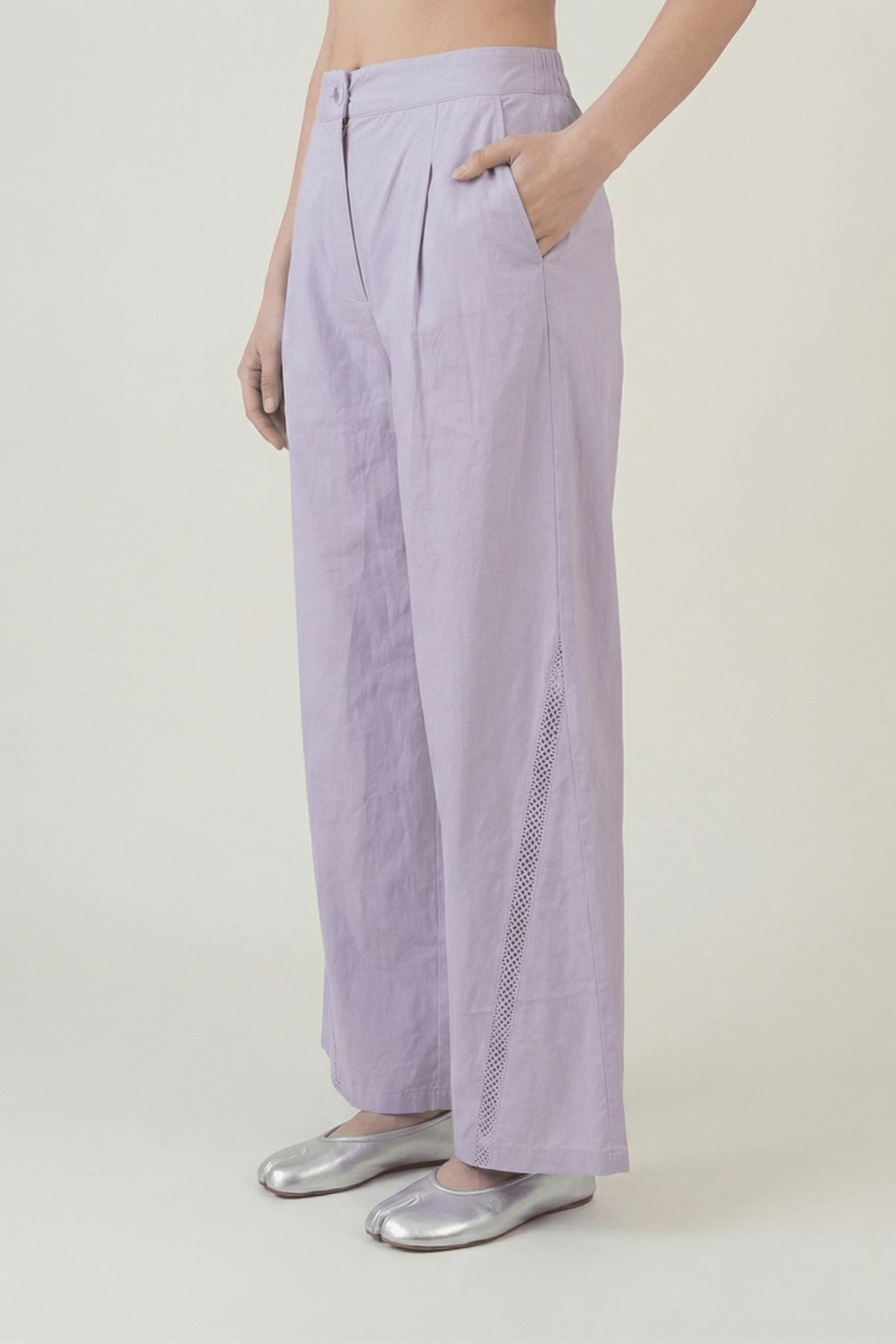 Liora Lacepanel Trouser - Western Era Bottoms for women