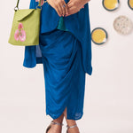 Lunira Teal Dhoti Skirt - Western Era trousers for women