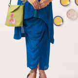 Lunira Teal Dhoti Skirt - Western Era trousers for women
