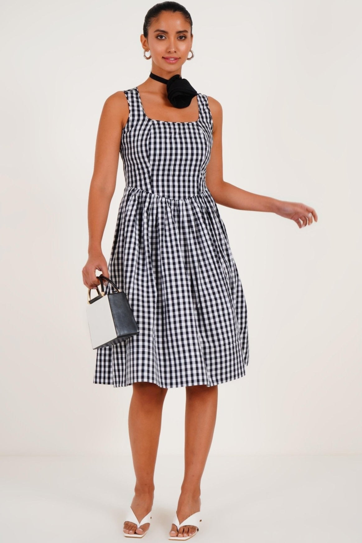 Madison gingham dress - Western Era Dresses for women